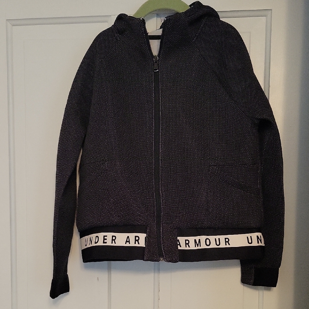 Under Armour Black Zip-Up Hoodie